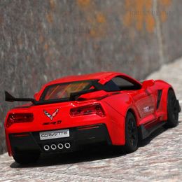 1 32 Corvette ZR1 Supercar Toy Car Model Car Diecast Simulation Metal Alloy Vehicles Miniature Scale for ldren Gifts T230815