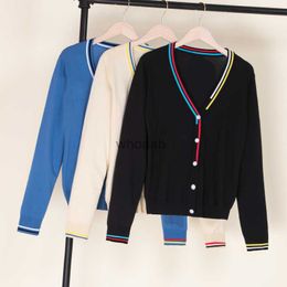 Crochet Top Blouses Tricot Clothing Cropped Korean Fashion Style Jersey Cardigan Female Knitted Ladies Sweaters Black Outerwear HKD230815