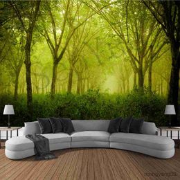 Tapestries Landscape tree forest tapestry exquisite tapestry wall hanging home bedroom living room decoration background R230815