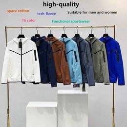 Sports brand sportswear mens tech fleece Jacket NK designer jacket men women hoodie space cotton zipper jackets fashion hooded sweater