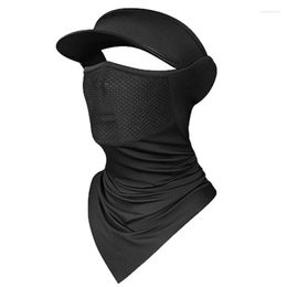 Motorcycle Helmets Motorbike UV Face Covering Scooter Breathable Ice Silk Styling Mask Universal Multifunctional Cover For Bike Cycles