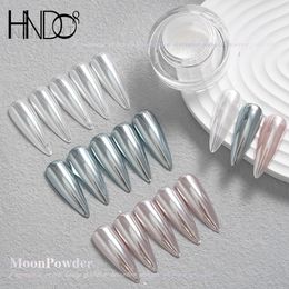 Nail Glitter HNDO 11 Colour Moonlight Aurora Chameleon Powder Bright Mirror Effect for Manicure Art Design Pigment Dust CM 230814