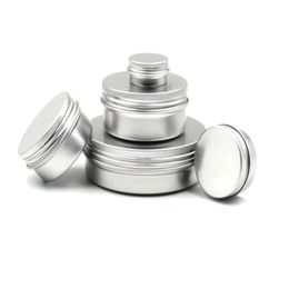 5ml 10ml 15ml 20ml 30ml 50ml 100ml Aluminium Tins Cosmetic Container Empty Cream Jar Aluminium Jars Ntjjt