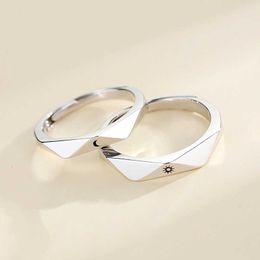 Luxury Bvlgr top Jewellery accessories designer woman Diamond Sun Moon Couple Ring A Pair of Long Distance Love Rings for Men and Women Simple Open Pair Ring high quality