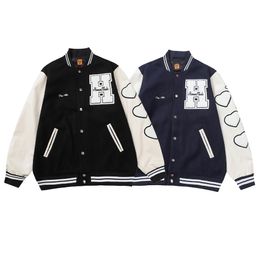 Designer Jacket Men Women Embroidery Leather Sleeve Baseball Jacket Coats Varsity