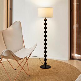 Floor Lamps French Style Bead Modern Minimalist Atmosphere Lighting Fixture For Living Room Sofa Bedroom Bedside Decor Luminaire