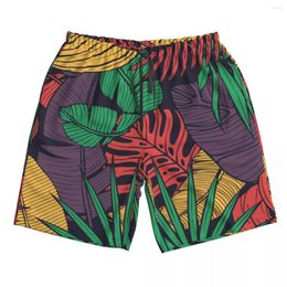 Men's Shorts Swimwear Men Bermuda Beach Vintage Tropic Floral Quick Dry Seaside Mens Vacation Male Drop Ship