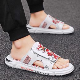 Slipper Slippers men's new trend outdoor men's sandals summer sandals outside wear net red national tide Chinese style