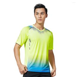 Men's Tracksuits Short-Sleeved Quick Drying Sportswear Badminton Short Suit Fitness Sports Competition Clothing Oversized Xs-6Xl Training