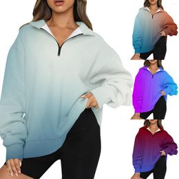 Gym Clothing Oversized Ladies Sweaters Fashion Casual Women's Warm Sweatshirt Long Sleeve V Extra Light Sweat Shirts Women