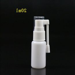 20ML 068oz White Plastic Empty Portable Refillable Nasal Spray Bottle With 360 Degree Rotation Atomizer Makeup Water Container For Tra Ermp