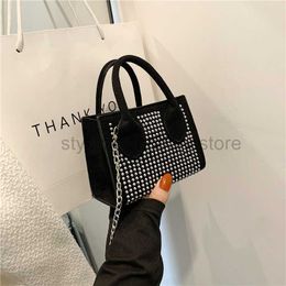 Cross Body Yangqi Handheld One Shoulder Crossbody Bag 2023 New Fashion Korean Edition Bright Diamond Women's Bag Fashion Underarm Small Bagstylishhandbagsstore