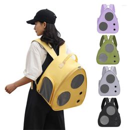 Cat Carriers Mesh Backpack Carrier Bags Windproof Outdoor Portable Travel For Walking Hiking Camping Pet Accessories