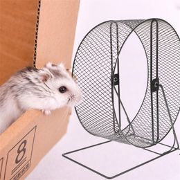 Small Animal Supplies Hamster Wheel Exerciserunning Silent Gerbil Rat Roller Large Chinchilla Hedgehog Metal Dwarf Petplaything Wheels Cage 230814