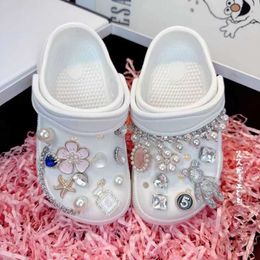 Slipper Summer New Children's Slippers Shoes Girl Crystal Pearl Fashion Outdoor Beach Sandals Parent Child Slippers