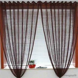 Curtain Wedding Party Decoration Tassel Window Curtains Door Fly Screen String Curtain Screen Panel Hanging Beaded Curtains R230815