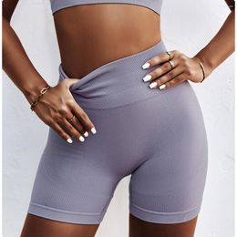 Active Shorts Women Tight High Waist Sport Seamless Workout Scrunch BuFitness Women's Sports Short Pants Gym Clothing