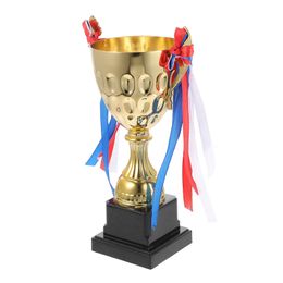 Decorative Objects Trophys Prize Trophy Universal Award Cup Metal Sports Party Child 230815