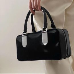 School Bags England Style High Capacity Women Handbag Korean Fashion All Match Black Shoulder Bag Luxury Simple Y2k Designer Bolso Mujer