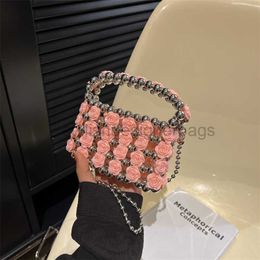 Shoulder Bags Pearl bag crossbody bag new popular portable shoulder bag niche design mini crossbody mouth red bag for womenstylishdesignerbags