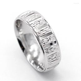 Cluster Rings Real 925 Sterling Silver Couple For Lovers Engagement Ring Wedding Bands Men Women Anniversary Jewelry Gift6-12