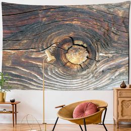 Tapestries Wood Grain Tapestry Wall Hanging Original Ecological Wooden Hippie Fantasy Farmhouse TV Background Home Decor