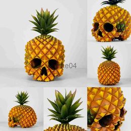 Novelty Items Pineapple Skull Decor Skull Head Design Decorative Widely Applied Halloween Pineapple Creative Ornaments for Living Room J230815