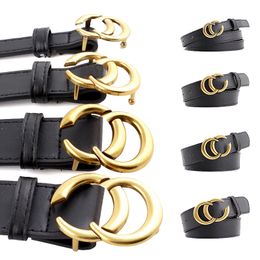 top quality Fashion Genuine Leather adjustable Width 2.0cm 3.0cm 3.5cm 4cm belt for man designer lady famous marmont belt gold womens boy business black dress belts