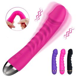 Sex Toy Massager 10 Speeds Powerful Dildo Vibrators Anal g Spot Vagina Clitoral Stimulator Female Masturbator Adult for Women