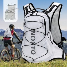 Panniers Bags INOXTO 15L Cycling Bag Men's Women Riding Waterproof Breathable Bicycle Backpack Bicycle Water Bag Bicycle helmet 230814