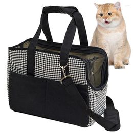 Cat Carriers Pet Shoulder Carrying Bag Creative Cotton Canvas Portable Carrier Breathable Handbag Machine Washable Supplies