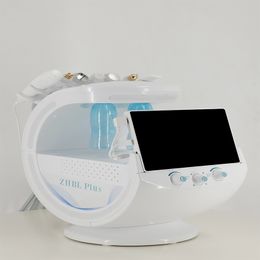 New 7 IN 1 Multi-Functional Beauty equipment hydra Facial Skin Analyzer Skin Care Machine Smart Ice Blue Oxygen Hydrogen Bubble hydrodermabrasion Machine