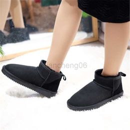 Dress Shoes New arrivals 2022 winter boots warm ladies snow boots fashion ankle boots sheepskin wool snow boots Zhou Dongyu same style X230519