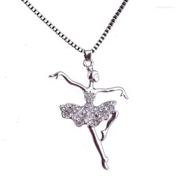 Pendant Necklaces The Beautiful Charm Of Angel Ballet Girl Necklace 180401-8