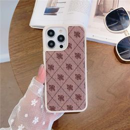 Designer Phone Case Cheque Fashion Fall Prevention IPhone 14 Promax 13 Pro Max 14plus 12 11 Cell Phone Cover For Men Women