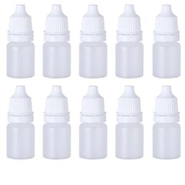 2ML Empty Plastic Squeezable Dropper Bottle with Plug Refillable Portable Liquid Container with Screw Cap Faxcr