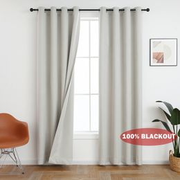 Sheer Curtains 100 Blackout Solid Color Finished Bedroom Living Room White Heat Insulation 230815