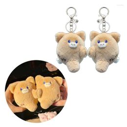 Keychains A Pair Plush Couple Attraction Pig Keychain Cute Toy Girls Holiday Gift Novel Magnet Backpack Pendant