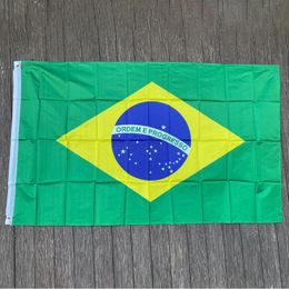 Banner Flags xvggdg 3x5 Feet Large Brazilian Flag Polyester the Brazil National flag Banner 230814