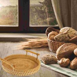 Dinnerware Sets Bread Serving Basket Wicker Fruit Rattan Storage Sturdy Breads With Woven Restaurant