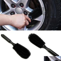 Brush Car Truck Motorcycle Bicycle Washing Cleaning Tool Wheel Tyre Rim Scrub Drop Delivery Mobiles Motorcycles Care Dhxon