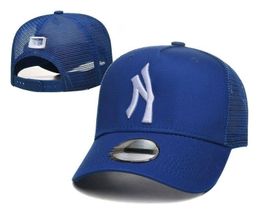 2023 Luxury mesh Hat designer women men womens Baseball Capmen Fashion design Baseball Cap Baseball Team letter jacquard unisex Fishing Letter NY casquette N5
