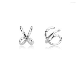 Backs Earrings Bohemian Piercing Scissor Lines Curved Claw Ear Clips For Women Fashion Jewellery Ins Same Earing Party Pendientes Gifts