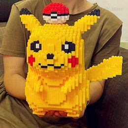 Kawaii Anime Diamond Micro Building Blocks Games Model Bricks Action Figure Difficult Decompression Toys Gift T230815