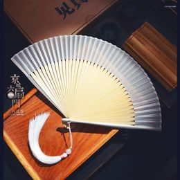 Decorative Figurines |Chinese Wind Fan Small Pure Pigment Ms 6 Inch Bamboo Japanese Summer Daily Folding Fans In Ancientry