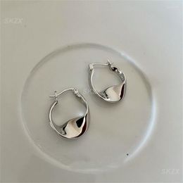 Hoop Earrings Advanced Sense Complex Electroplating High-end Creative Silver Fashion Demand Gold