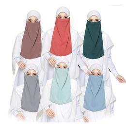 Ethnic Clothing Muslim Veil For Women Voile Chretien Burkini Veiled Prayer Modest Hijab Turban Khimar Jilbab Niqab