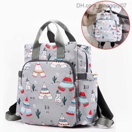 Diaper Bags New 2022 Mom's Bag Multifunctional Large Capacity Dialing Bag Mom's Shoulder Bag Outdoor Backpack Fashion Pregnant Women and Children's Bag Z230816