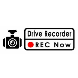 15 8 5 1cm drive recorder car safty warning sticker CA-224292c