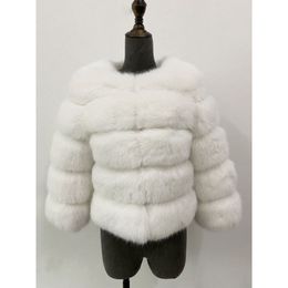 S-5XL Mink Coats Autumn Winter Fluffy Black Faux Fur Coat Women Elegant Thick Warm Faux Fur Jackets For Women 2023 Tops